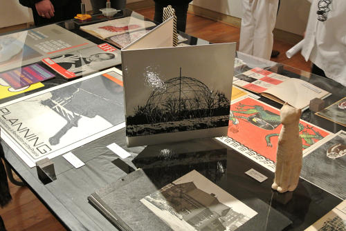 Chicago Bauhaus Exhibition - Kula designed STA "record jacket" invitation 