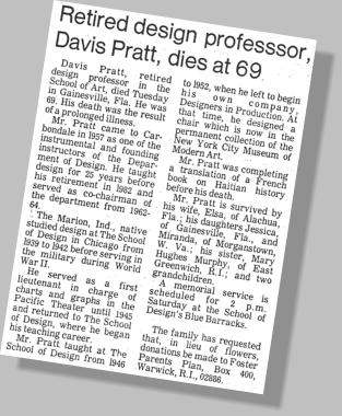Davis Pratt, dies at 69