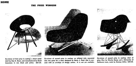 Second Prize shared with Charles Eames