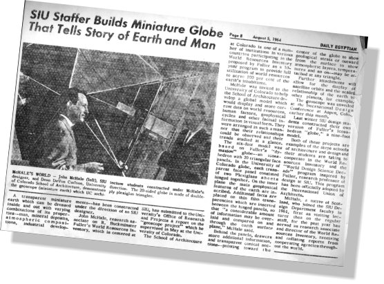 Daily Egyptian article • 1964